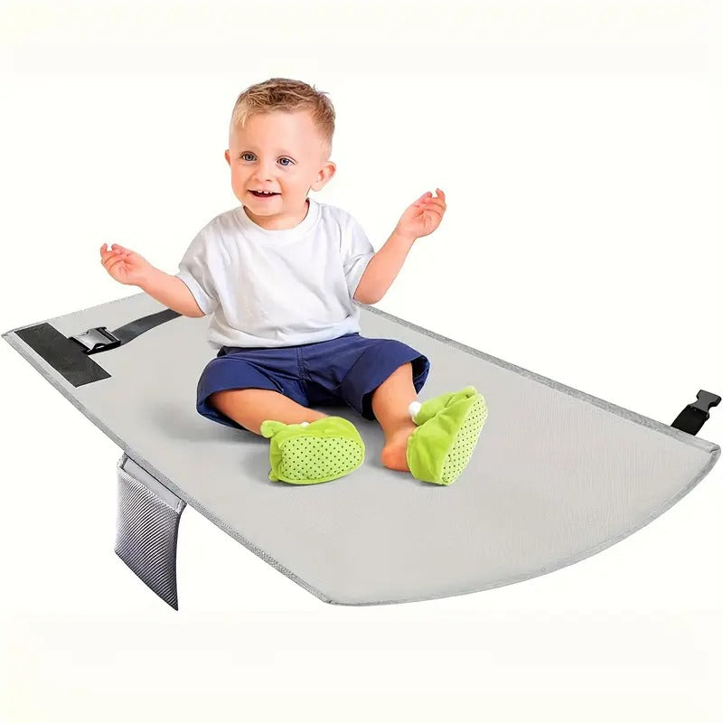 Kids Airplane Footrest Seat Extension Cushion  Grey