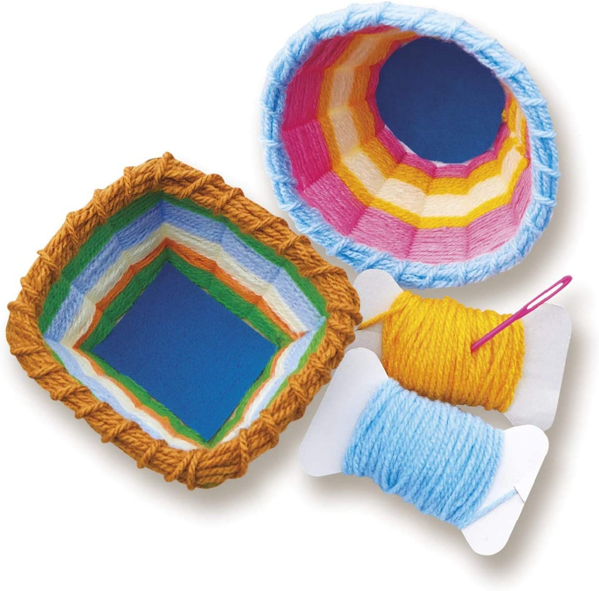 Yarn Basket Weaving Art 