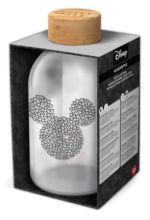 Young Adult Small Glass Bottle Mickey