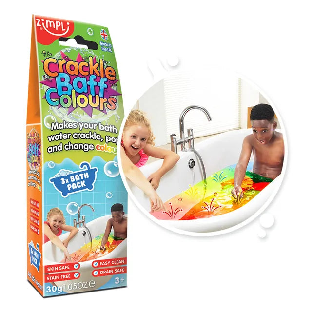 Zimpli Kids Crackle Baff Colours 6 Pack