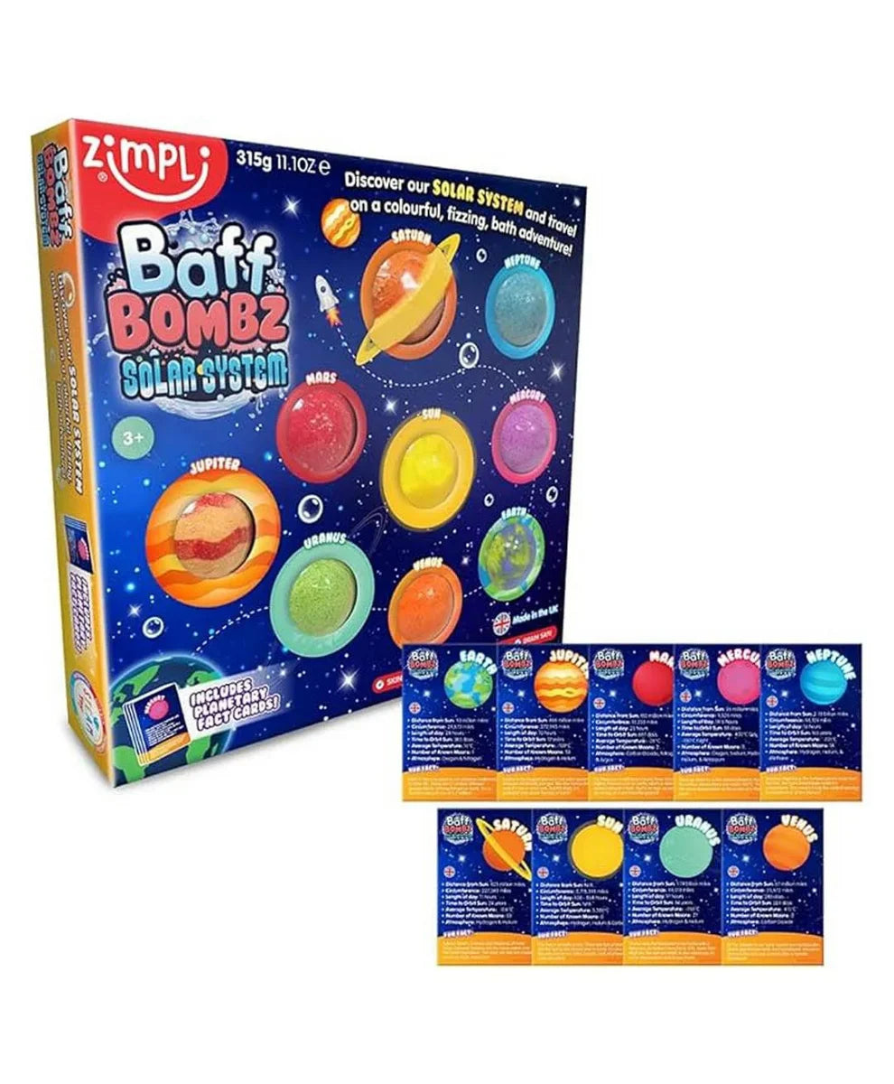 Zimpli Kids Baff Bombz Solar System Planet Bath