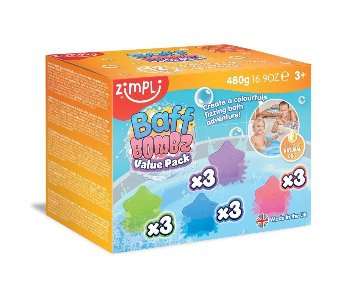 Zimpli Kids Star Baff Bombz Value Pack