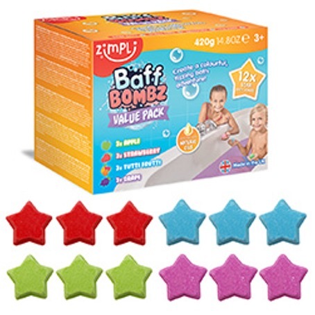 Zimpli Kids Star Baff Bombz Value Pack