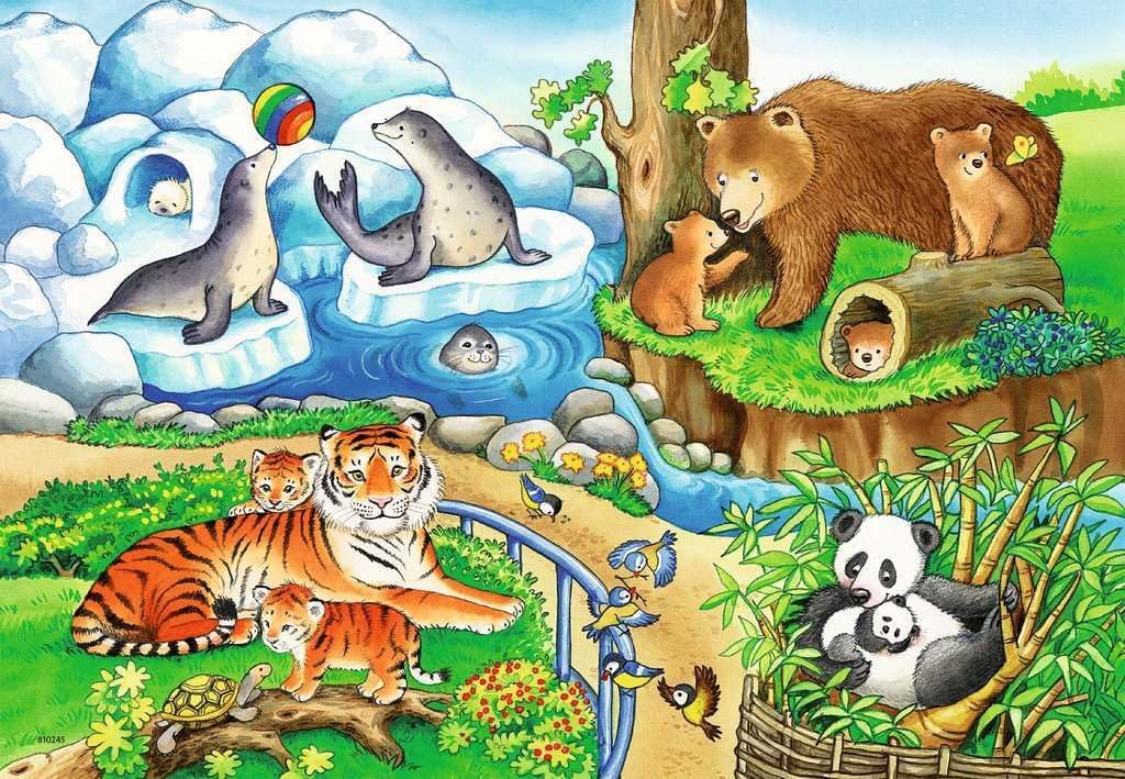 Zoo Animals Puzzle Packaging View