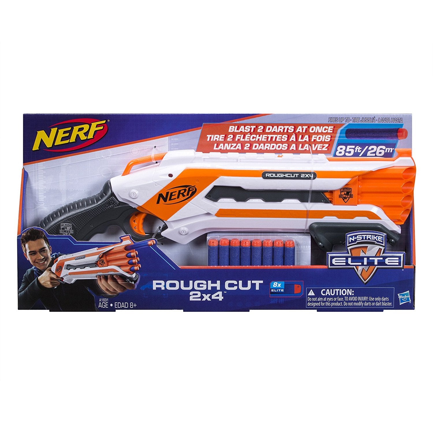 Buy Nerf N-Strike Elite Rough Cut 2 x 4 Blaster | Yallatoys.com