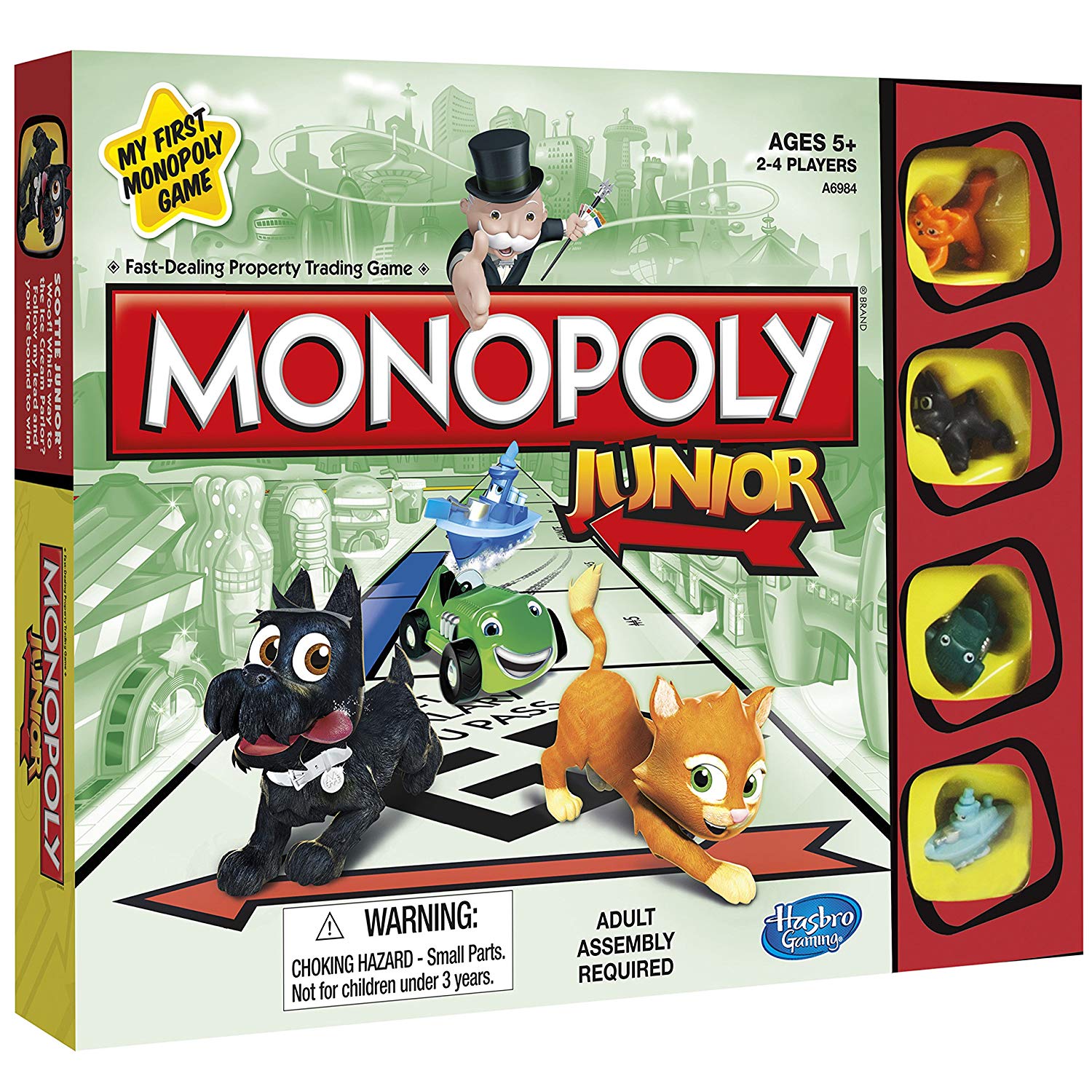 Buy Monopoly Junior Board Game Multi Colour | Yallatoys.com