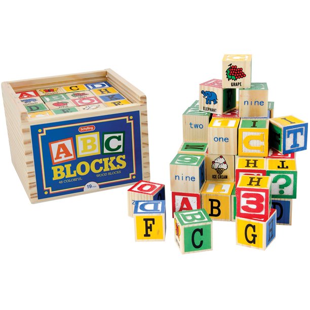 Buy Schylling Alphabet Blocks 48Pcs | Yallatoys.com