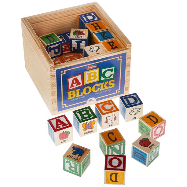 Buy Schylling Alphabet Blocks 48Pcs | Yallatoys.com