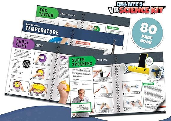 Buy Abacus Bill Nye's VR Science Kit Book and Interactive STEM Learning Activity Set | Yallatoys.com