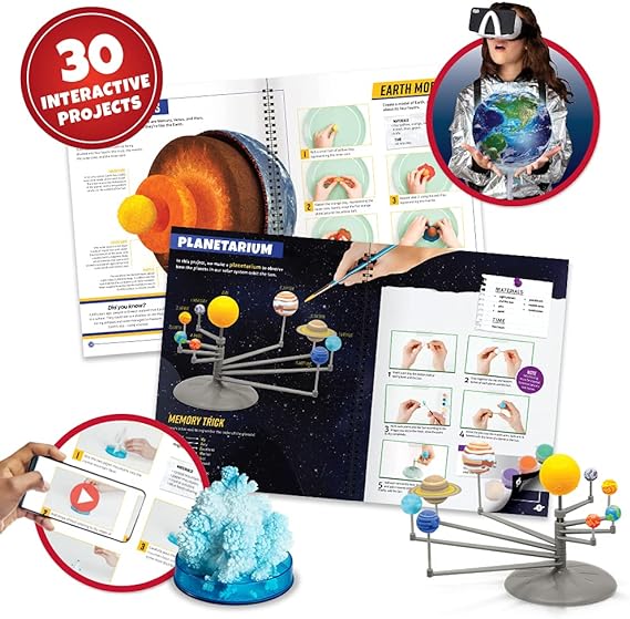 Buy Abacus Bill Nyes VR Space Lab Virtual Reality Kids Science Kit, Book and Interactive STEM Learning Activity Set | Yallatoys.com