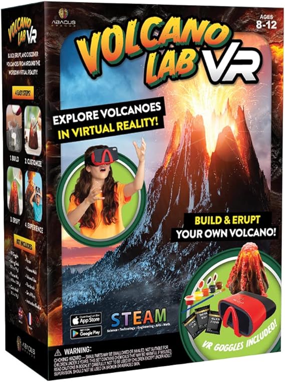 Buy Abacus Volcano Lab VR Build and Erupt Your Own Volcano | Yallatoys.com