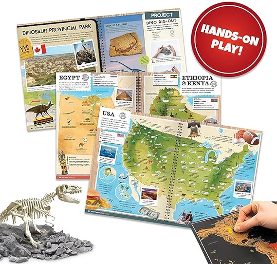 Buy Abacus Professor Maxwell's VR Atlas Virtual Reality Kids Science Kit Book and Interactive Geography STEM Learning Activity Set | Yallatoys.com