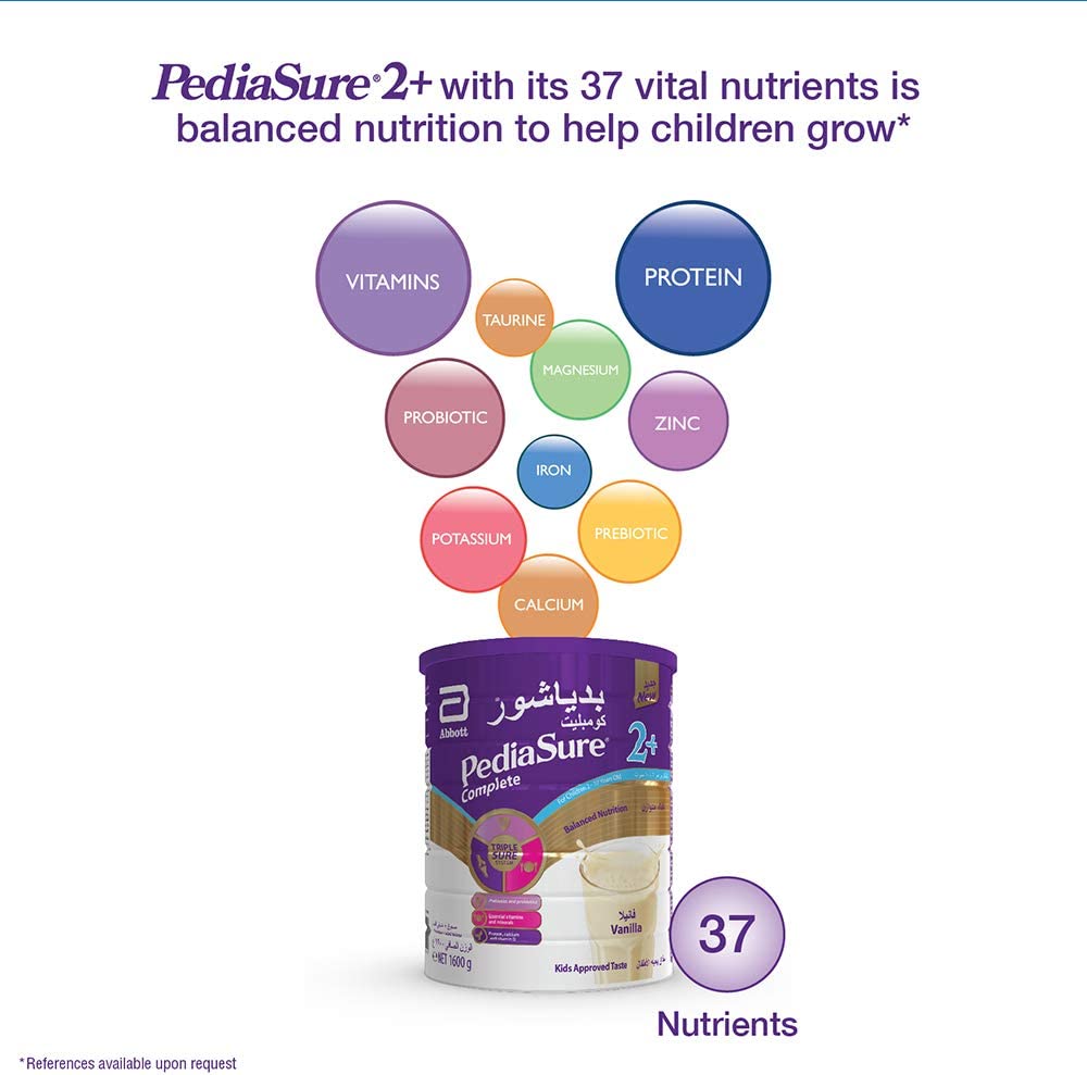 Pedaisure Complete Triplesure Vanilla 1600Gm Pediasure Yallatoys