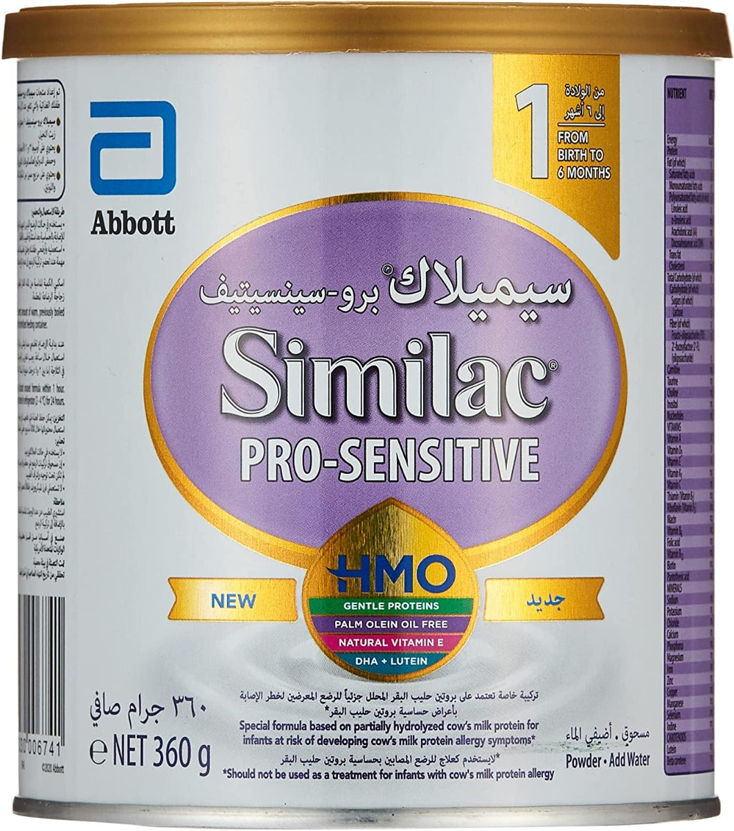 Similac Pro Sensitive 1 360Gm Similac Yallatoys