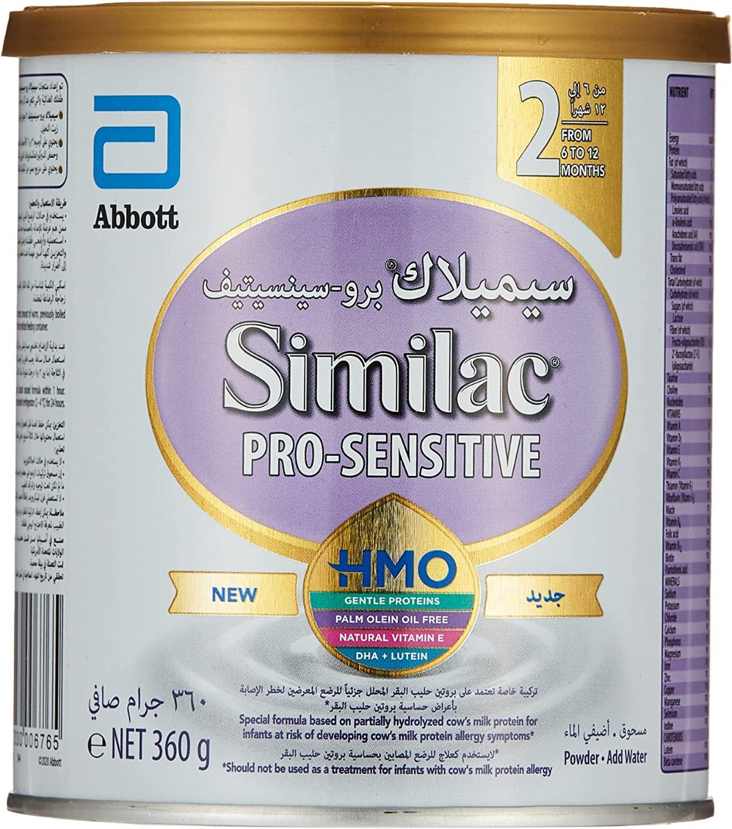 Similac Pro Sensitive 2 360Gm Similac Yallatoys