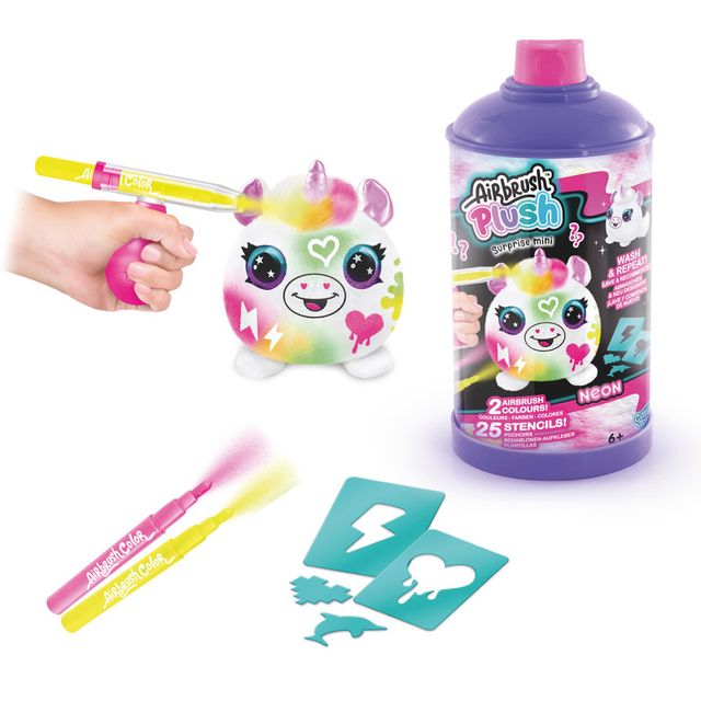 Buy Airbrush Plush Mini Mystery Kit Neon | Yallatoys.com