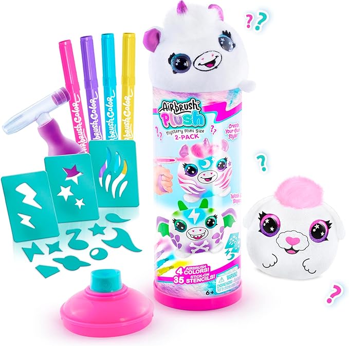 Buy Airbrush Plush Mini Mystery Kit Neon 2 Pack | Yallatoys.com