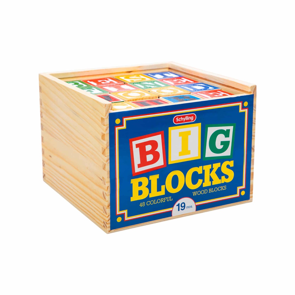 Buy Schylling Large Abc Blocks 48Pcs | Yallatoys.com