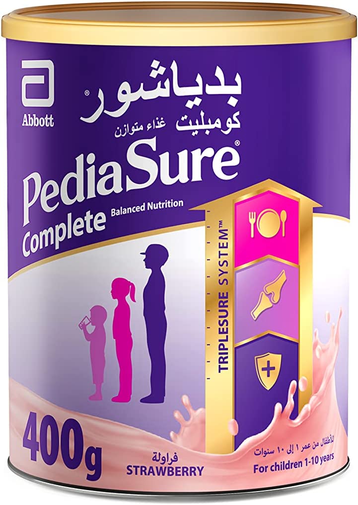 Pediasure Complete Triplesure Strawberry 400Gm Pediasure Yallatoys