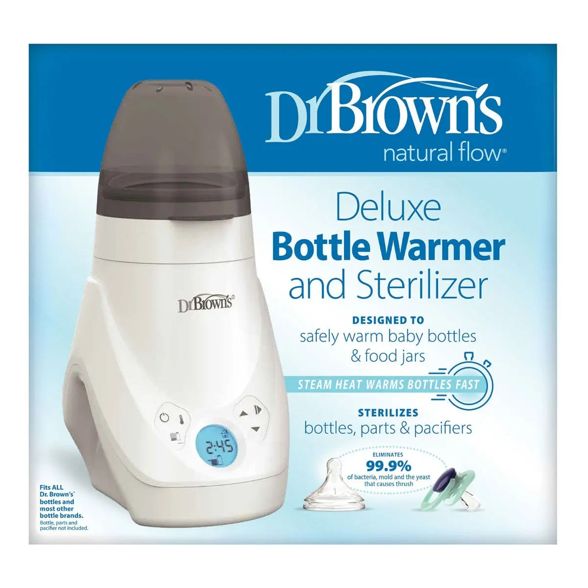 Dr.Browns Deluxe Electric Bottle & Food Warmer & Sterilizer Type G Plug Dr Browns Yallatoys