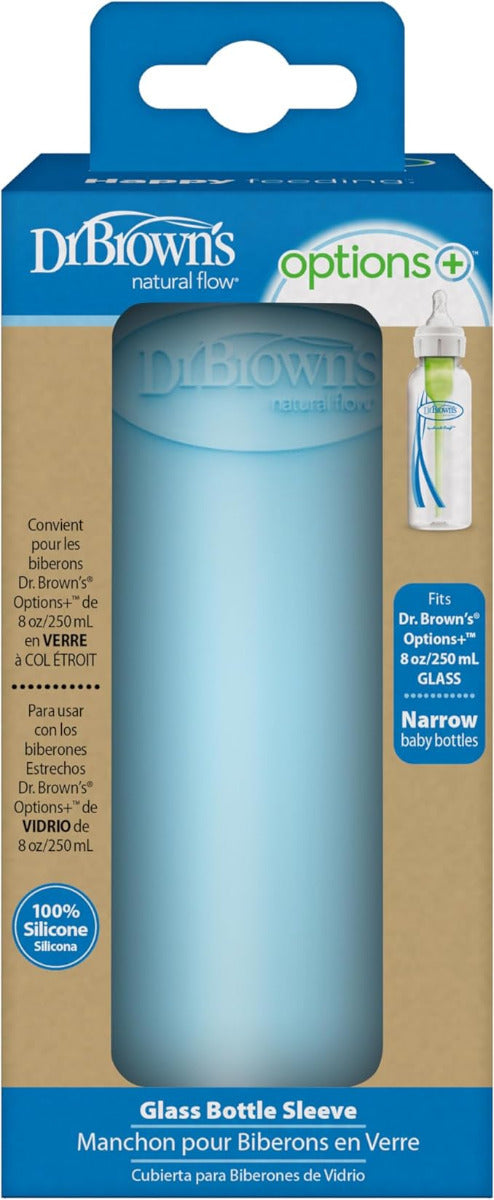 Dr Browns Narrow Baby Bottle Sleeve Blue 8oz Dr Browns Yallatoys