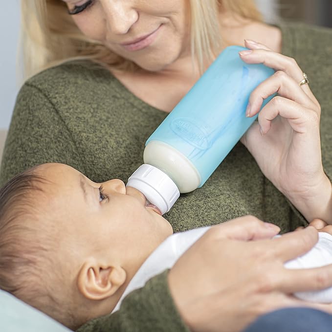 Dr Browns Narrow Baby Bottle Sleeve Blue 8oz Dr Browns Yallatoys