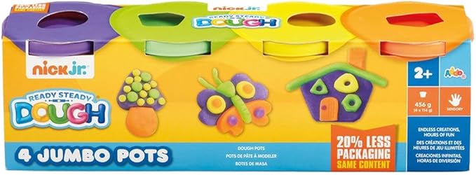 Buy Addo Ready Steady Dough Nick Jr 4 Jumbo Pots (Sold Separately Subjected To Availability) | Yallatoys.com