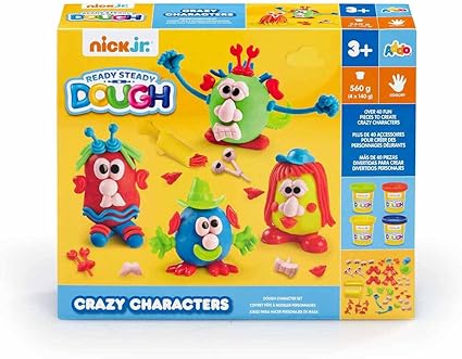 Buy Addo Ready Steady Dough Nick Jr Crazy Characters Playset | Yallatoys.com