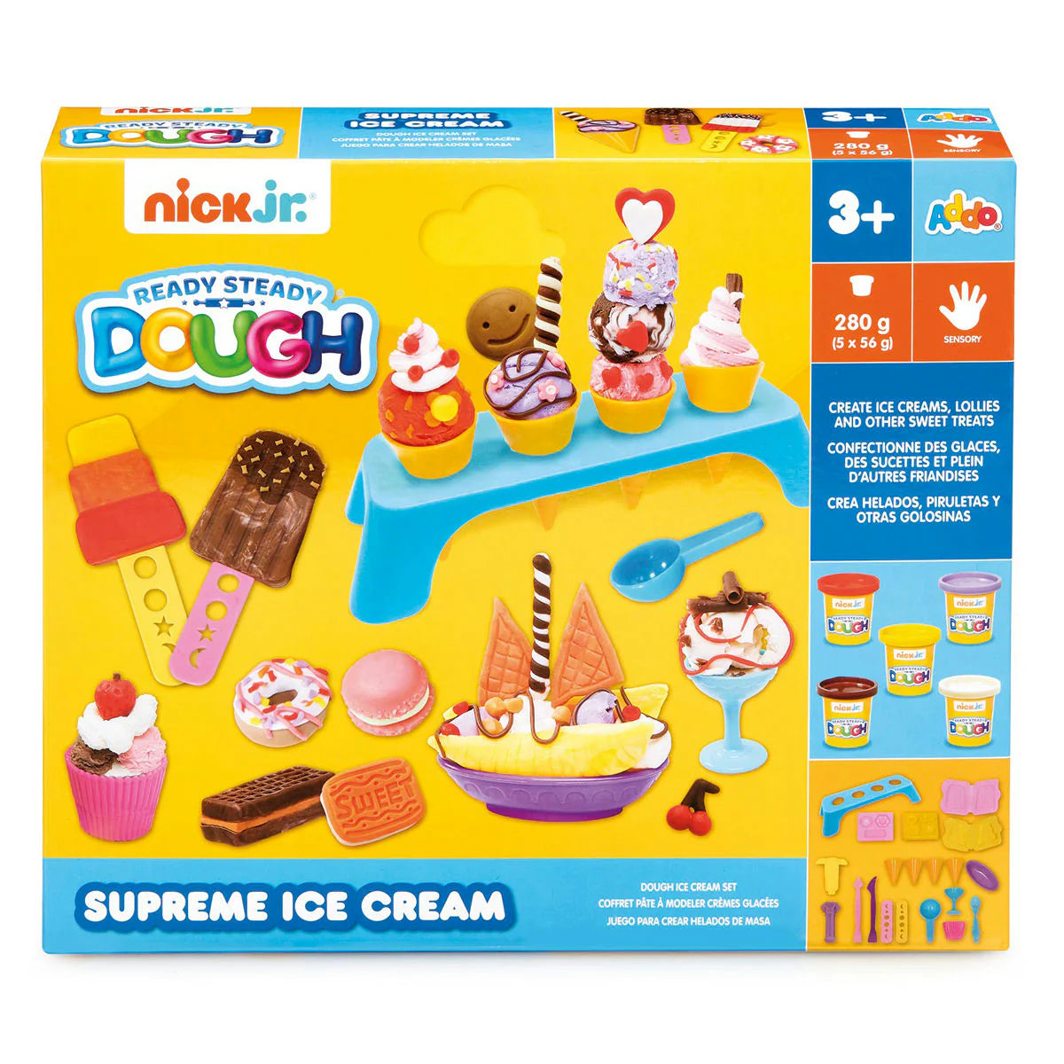 Buy Addo Ready Steady Dough Nick Jr Supreme Ice Cream Playset | Yallatoys.com