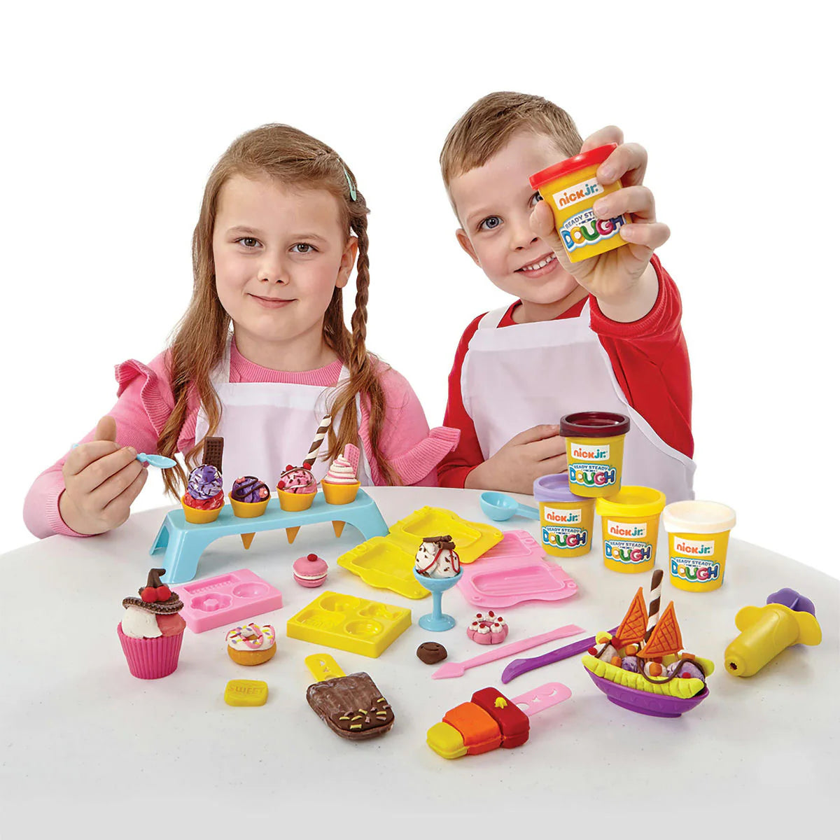 Buy Addo Ready Steady Dough Nick Jr Supreme Ice Cream Playset | Yallatoys.com