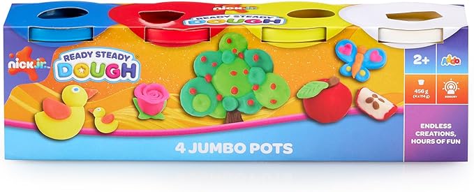 Buy Addo Nick Junior Ready Steady Dough 4 Jumbo Pot (Sold Separately Subjected To Availability) | Yallatoys.com