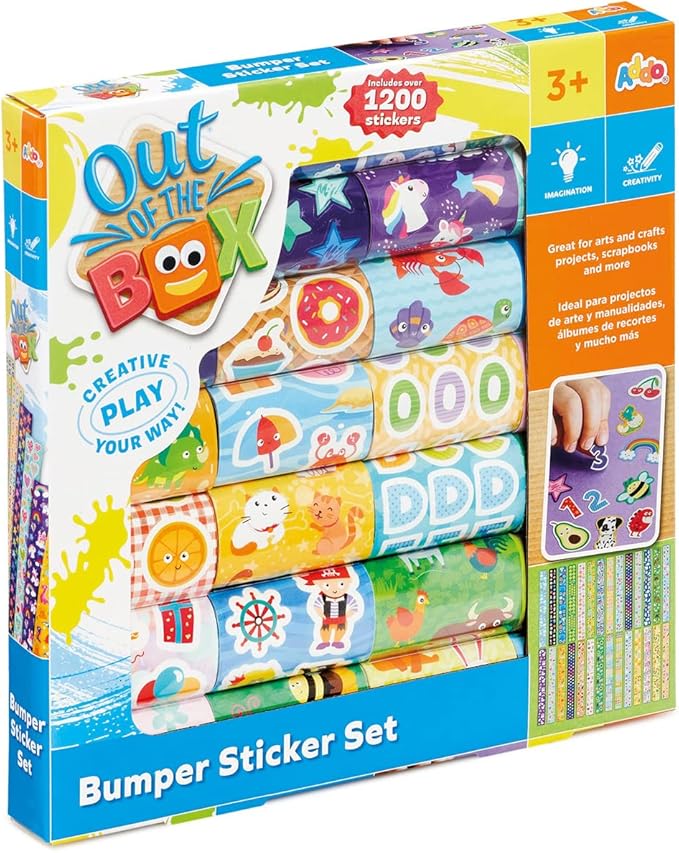 Buy Addo Out Of The Box Bumper Sticker Set | Yallatoys.com