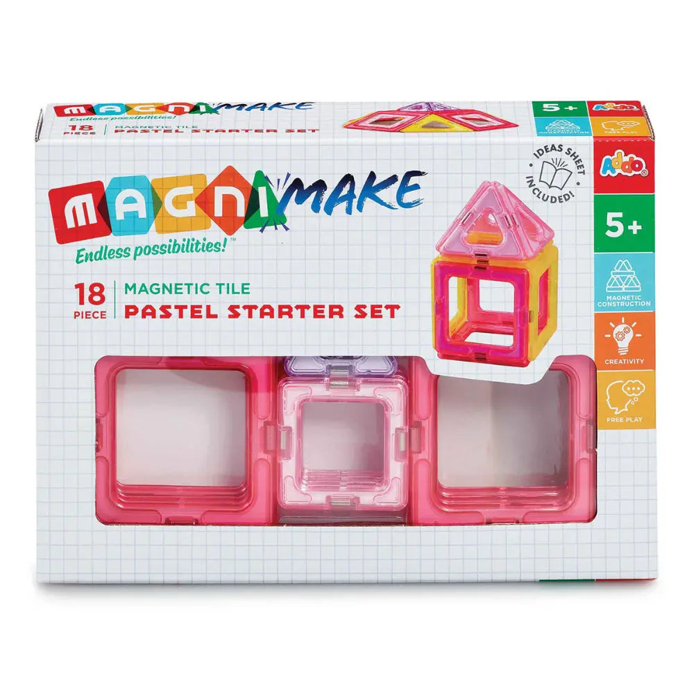 Buy Addo Magnimake 18 Pc Pastel Starter Set | Yallatoys.com