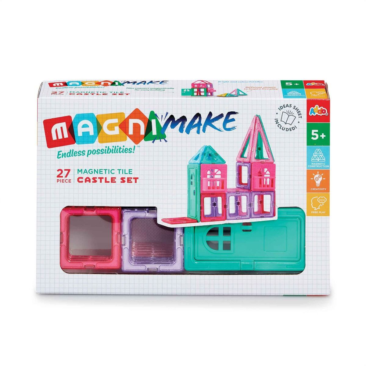 Buy Addo Magnimake 27Pc Castle | Yallatoys.com