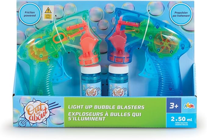 Buy Addo Out and About Light Up Bubble Blasters 2Pack (Sold Separately Subjected To Availability) | Yallatoys.com