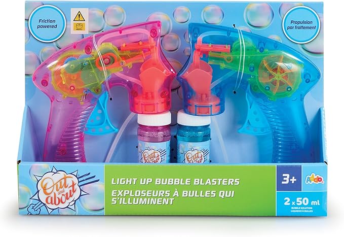 Buy Addo Out and About Light Up Bubble Blasters 2Pack (Sold Separately Subjected To Availability) | Yallatoys.com
