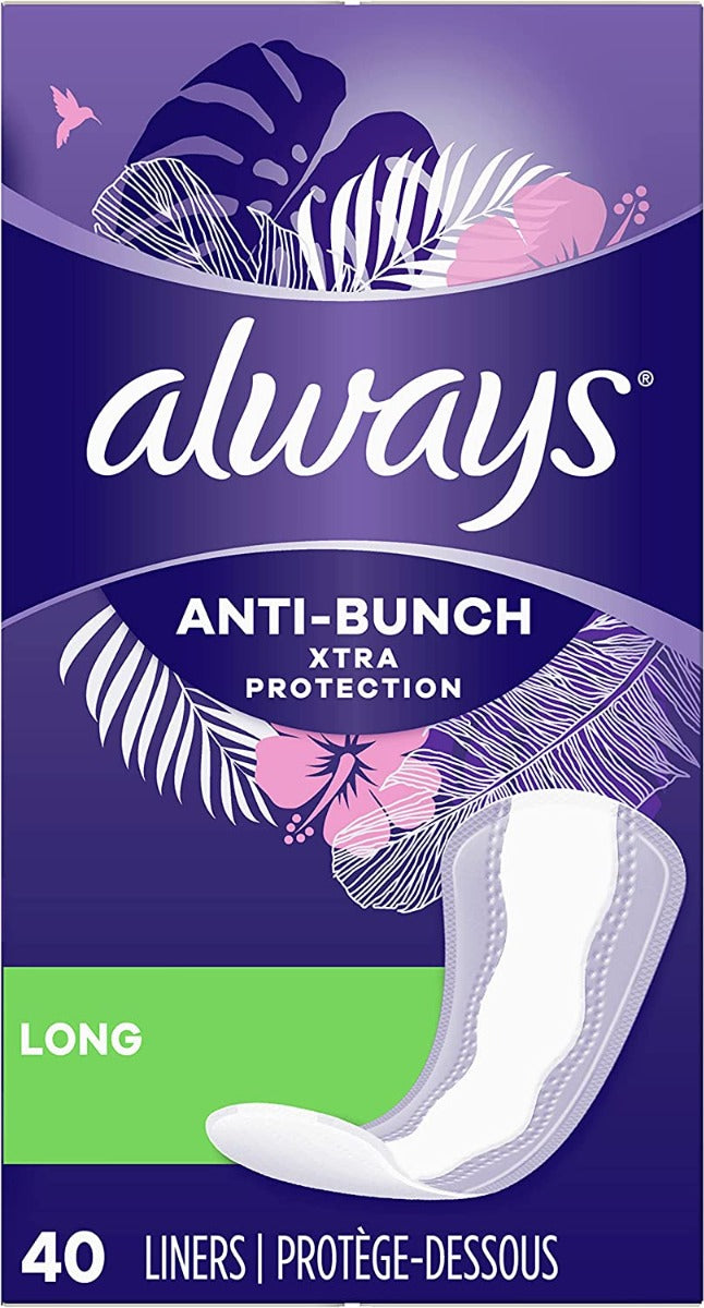 Always DreamZzz Xtra Protection Long Daily Liners Unscented 60pcs Always Dreamzzz Yallatoys