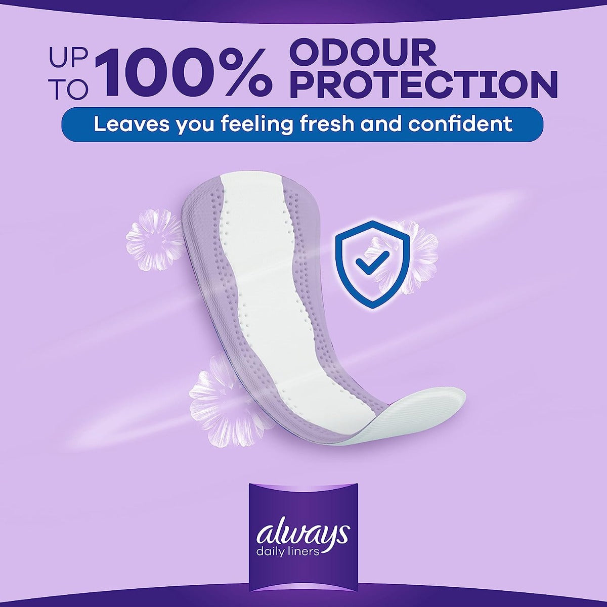 Always DreamZzz Daily Liners Extra Protect Pantyliners Large 48+20 Count Always Dreamzzz Yallatoys