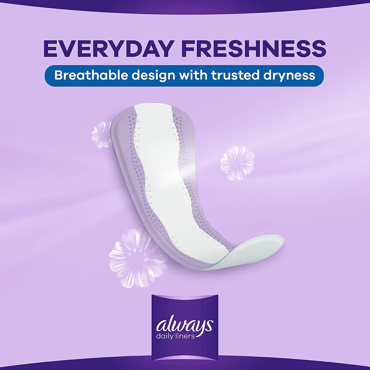 Always DreamZzz Daily Liners Extra Protect Pantyliners Large 48+20 Count Always Dreamzzz Yallatoys