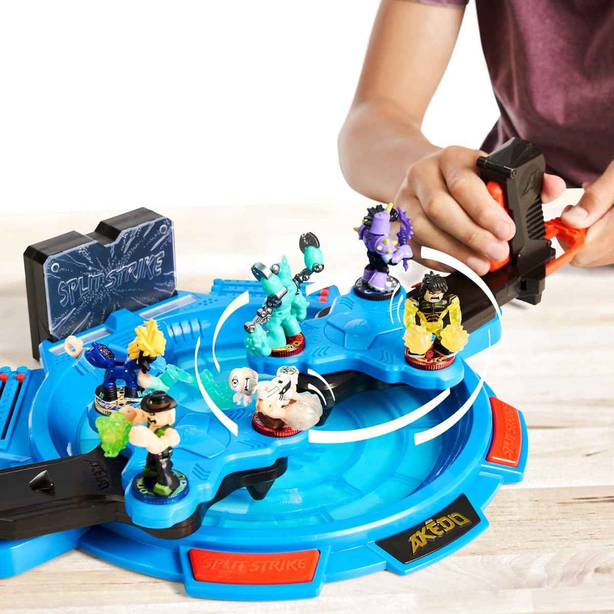 Buy Akedo Powerstorm Triple Strike Tag Team Arena | Yallatoys.com