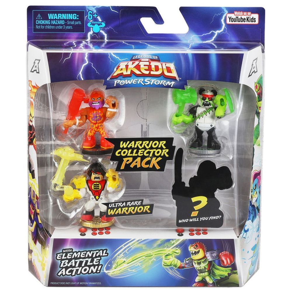 Buy Legends of Akedo PowerStorm Warrior Collector Pack Assorted 2 Packs (Sold Separately Subjected to Availability) | Yallatoys.com