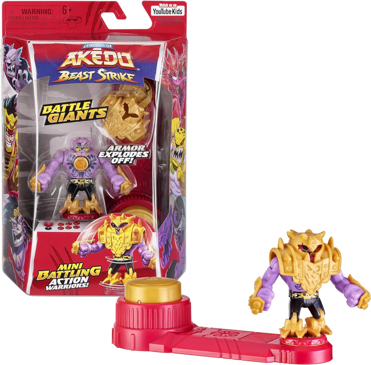 Buy Akedo Beast Strike Battling Giant Gold Tusk | Yallatoys.com