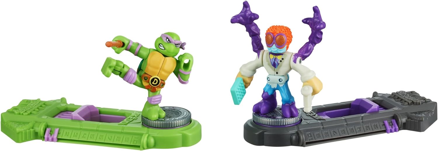 Buy Akedo Teenage Mutant Ninja Turtles Mini Battling Warriors Versus Pack Donatello Vs Baxter Stockman | Yallatoys.com