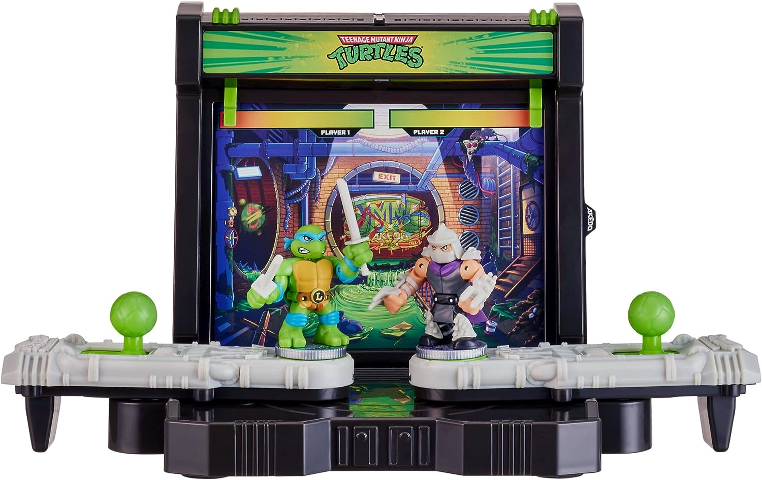 Buy Akedo Teenage Mutant Ninja Turtles Battle Arena Battle Sound Effects with Leonardo and Shredder | Yallatoys.com
