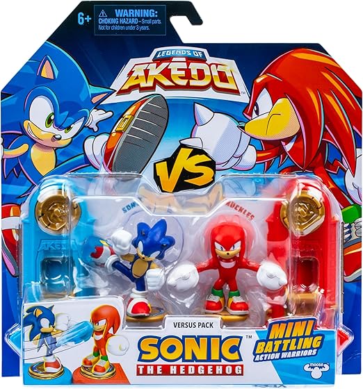 Buy AkedoAnime Legends Hedgehog Mini Fighting Warriors: Sonic Versus Knuckles | Yallatoys.com