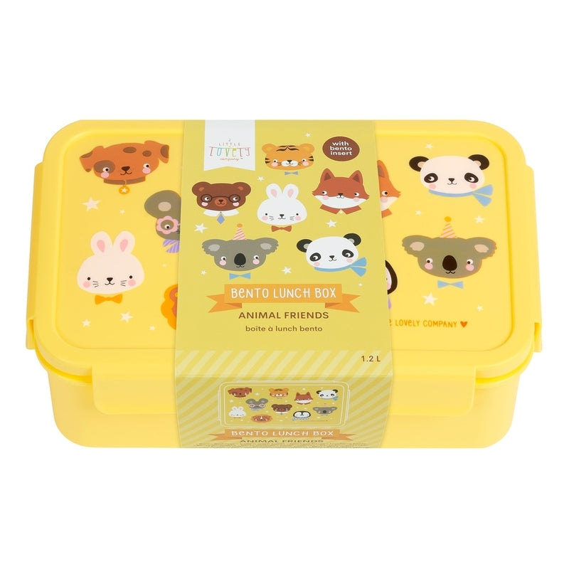 Buy A Little Lovely Company Bento Lunch Box Animal Friends | Yallatoys.com