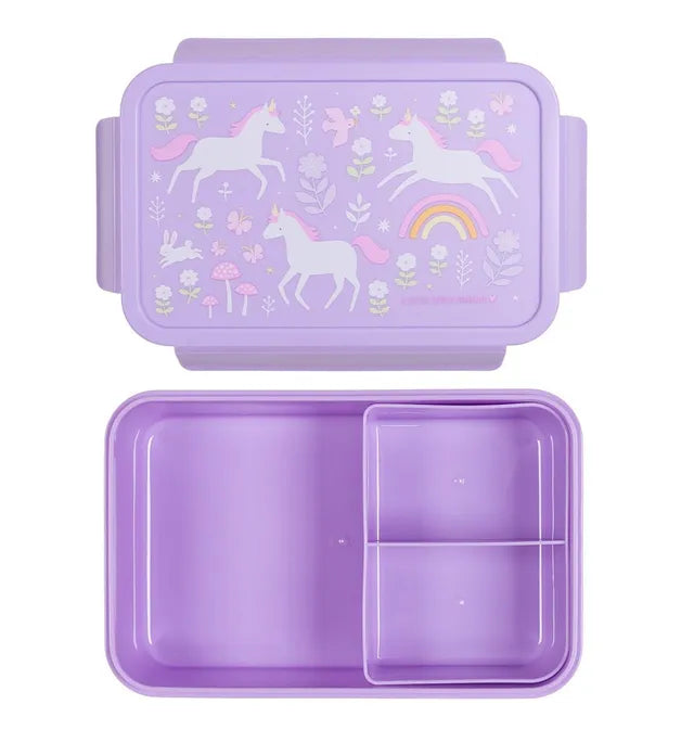 Buy A Little Lovely Company 3 Compartment Bento Lunch Box Unicorn Dreams | Yallatoys.com