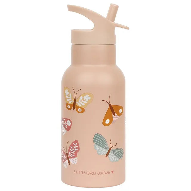 Buy A Little Lovely Company  Stainless Steel Bottle Butterflies 350ml | Yallatoys.com