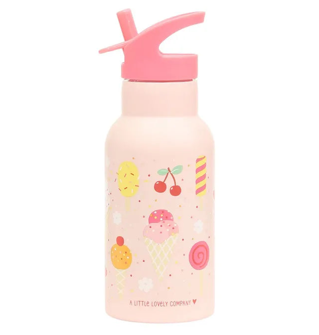 Buy A little Lovely Company Stainless Steel Water Bottle 350ml Ice Cream | Yallatoys.com