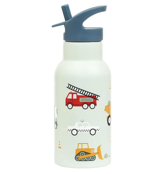 Buy A little Lovely Company Stainless Steel Water Bottle 350ml Vehicles | Yallatoys.com